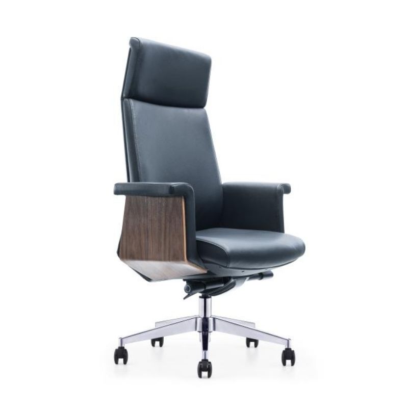 家用现代简约舒适高背荔枝纹西皮老板电脑办公转椅总裁商务牛皮大班椅SY-250A