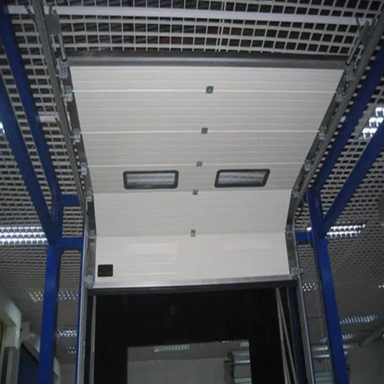 加一门业电动工业提升门厂房仓库保温翻板门垂直抗风自动滑升门