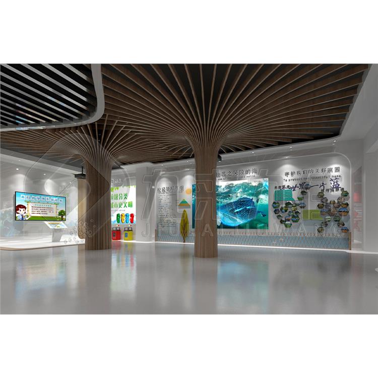 海洋环保馆设计平面图 垃圾分类展览馆装修设计公司