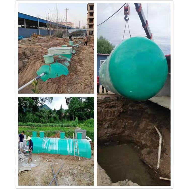 山西玻璃钢一体化雨水污水提升泵站厂家 玻璃钢小区污水净化槽 运行稳定