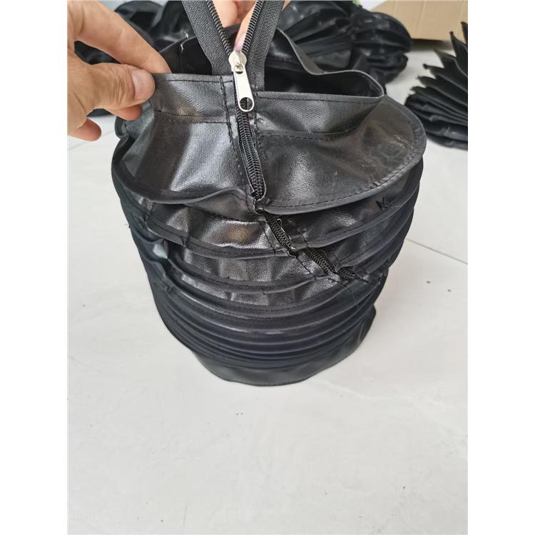 缝制式油缸护套-哈尔滨拉链式油缸防护罩出售-伸缩式拉链护罩形式