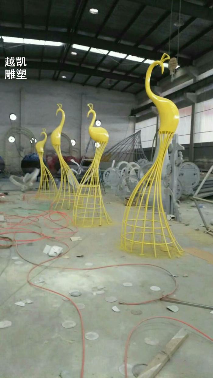 凤凰雕塑工厂生产商 房地产雕塑定做 标志凤凰雕塑