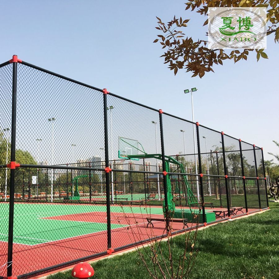 天津2米网球场防护网批发商 厂家直供篮球场隔离网现货 夏博