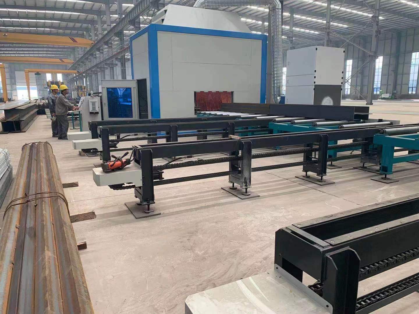 河北邯郸数控等离子型钢切割机 钢结构加工二次生产线