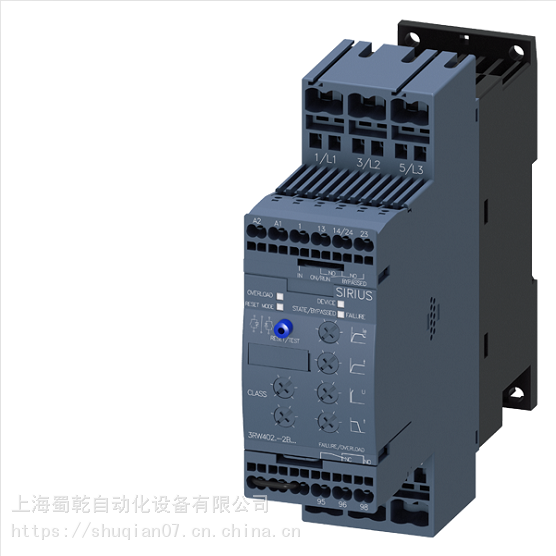供应55 kW西门子软起3RW4046-1BB15原装110-230 V AC/DC上海代理商