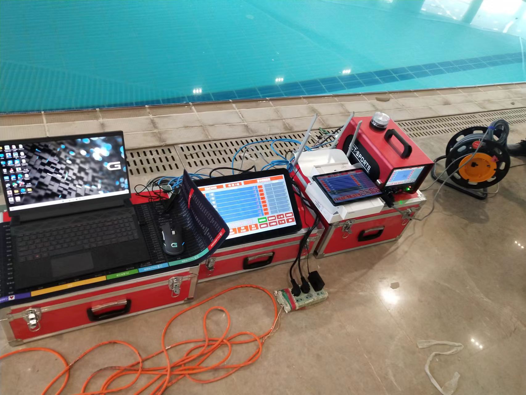 游泳比赛计时系统LED显示系统