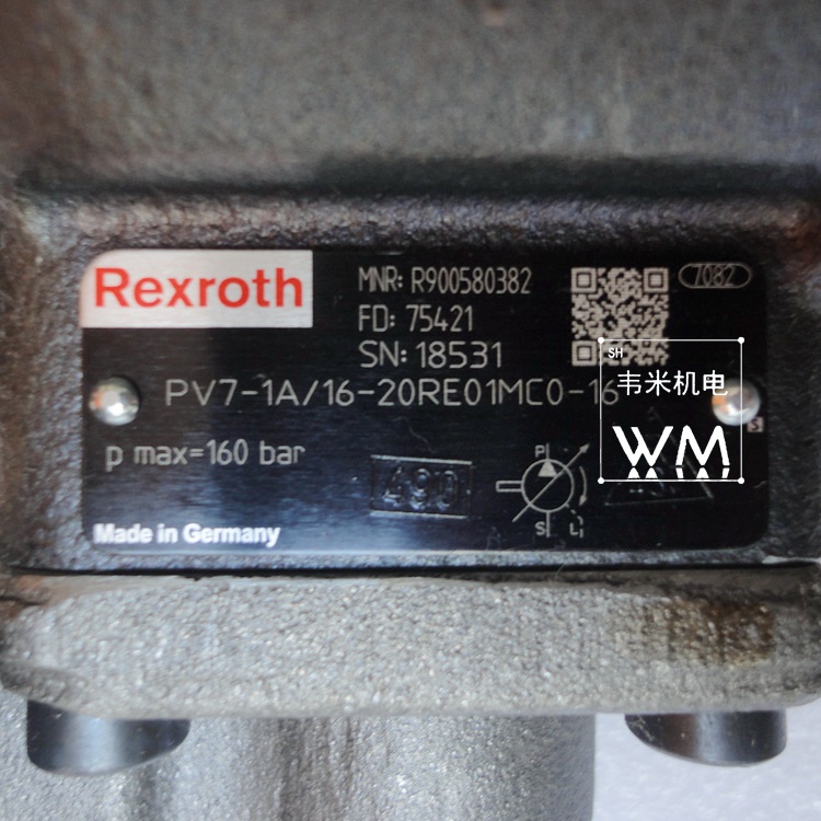 R900731410 PVQ41-1X/113-040RB15DDMC 力士乐叶片泵 叶片泵
