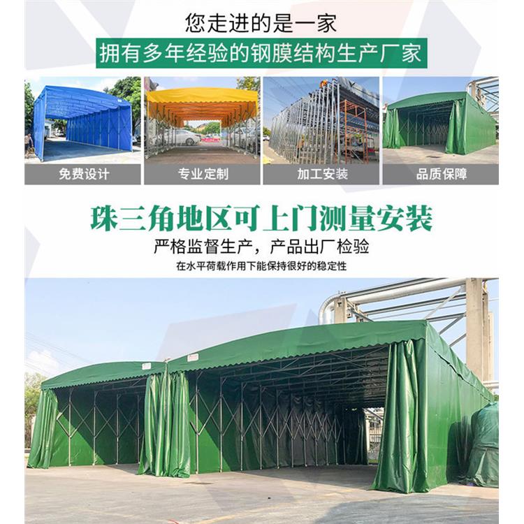 梅州工地折叠雨棚厂家 注钢结构设计 加工 定制服务