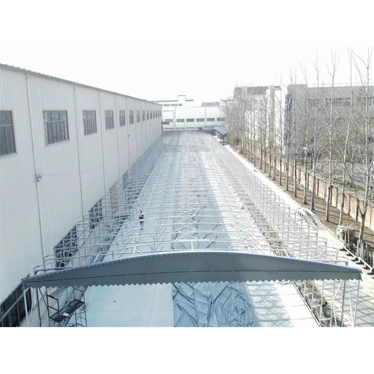 广州海珠轨道电动雨棚厂家 折叠推拉棚 上门测量