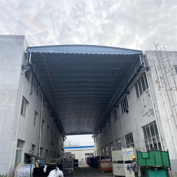 广州越秀篮球场电动雨棚生产厂家