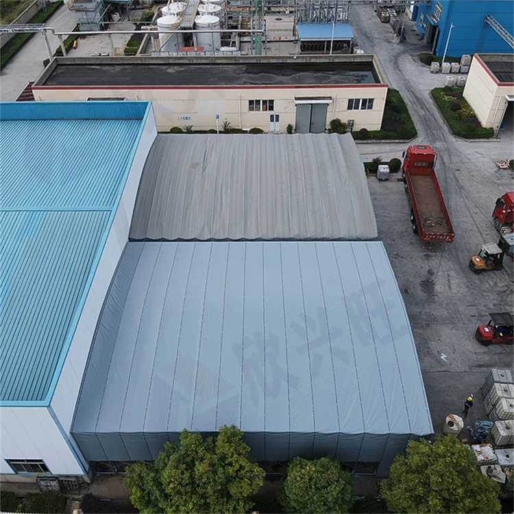 珠海移动雨棚厂家 测量安装 屋顶电动雨棚