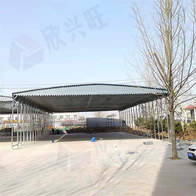 深圳移动雨棚厂家 欣兴旺雨棚 移动式雨棚