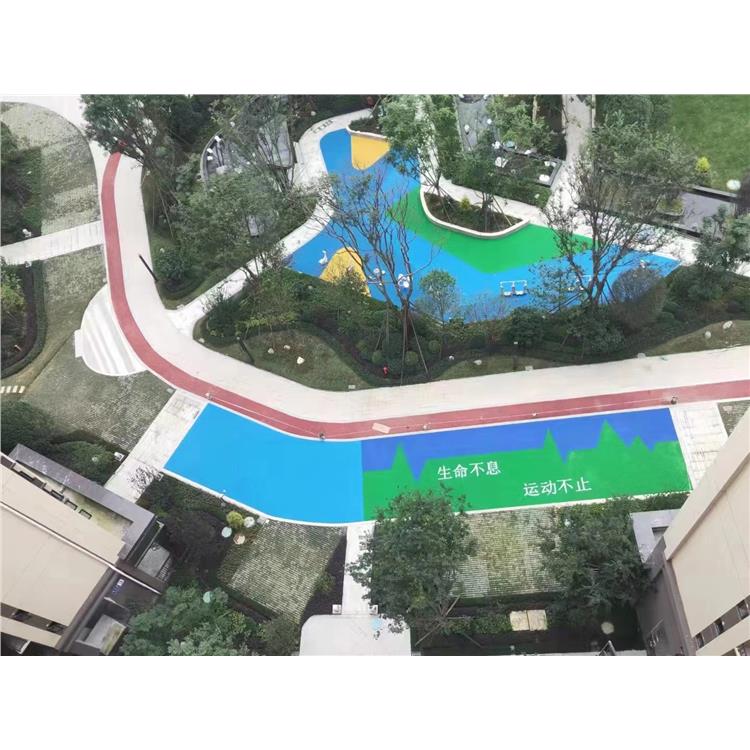 重庆彩色防滑路面施工队 成都EPDM塑胶地面 重庆中品路桥工程有限公司