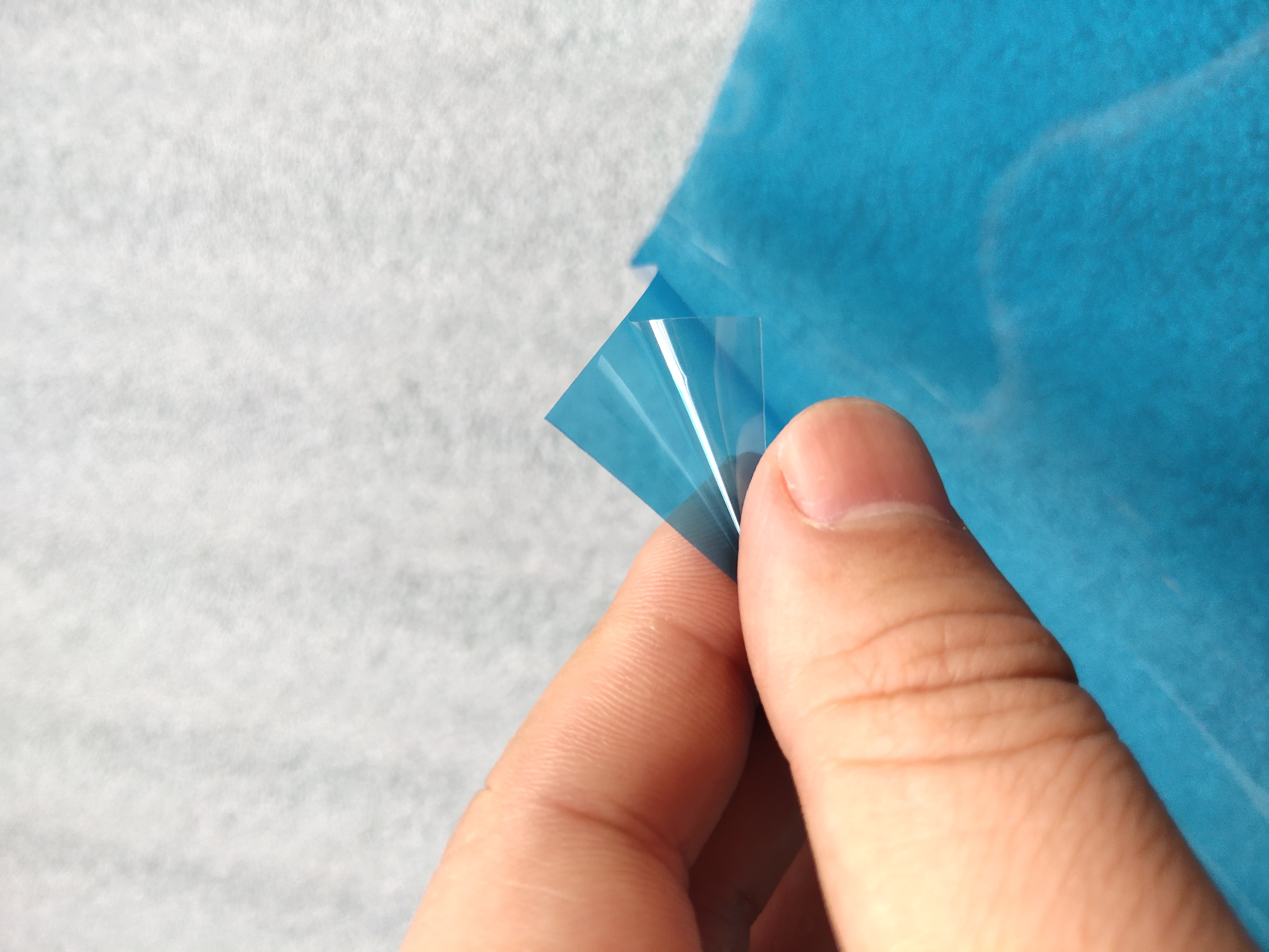 方邦 蓝色 PET 硅胶保护膜 单层无气泡 双层 三层