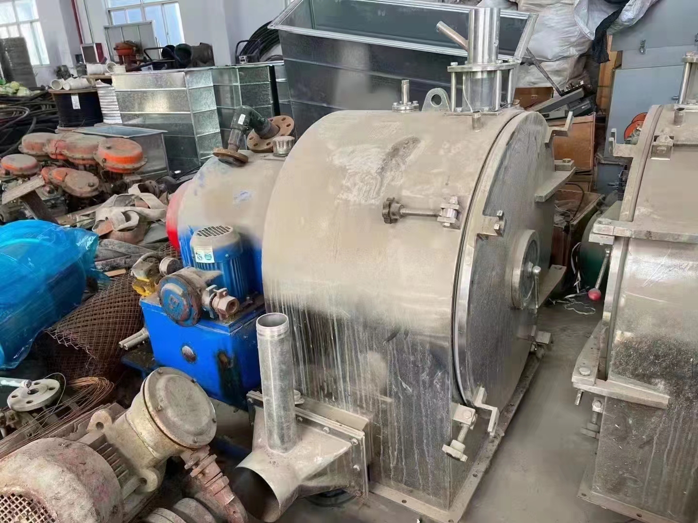 二手臥式螺旋沉降離心機 臺式固液分離設備 抗震性好強度高 鴻運通供應