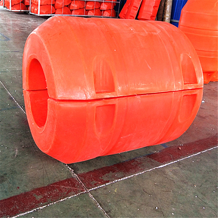 水库疏浚抬管浮球 内径335mm塑胶抱管子浮筒