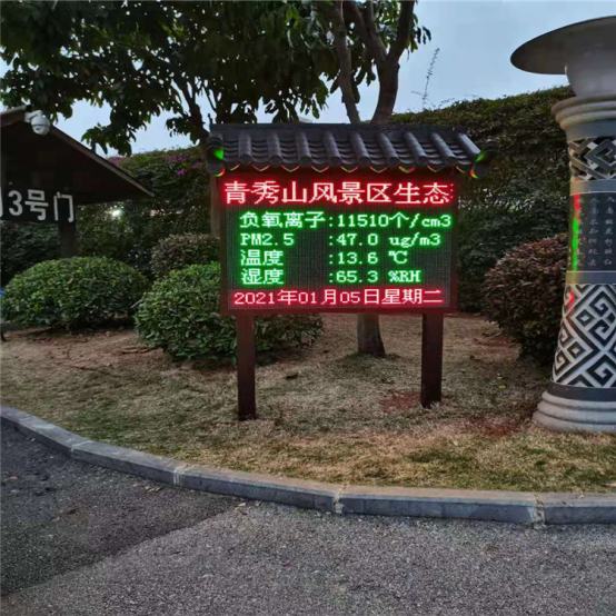 南宁市青秀山风景区负氧离子监测项目