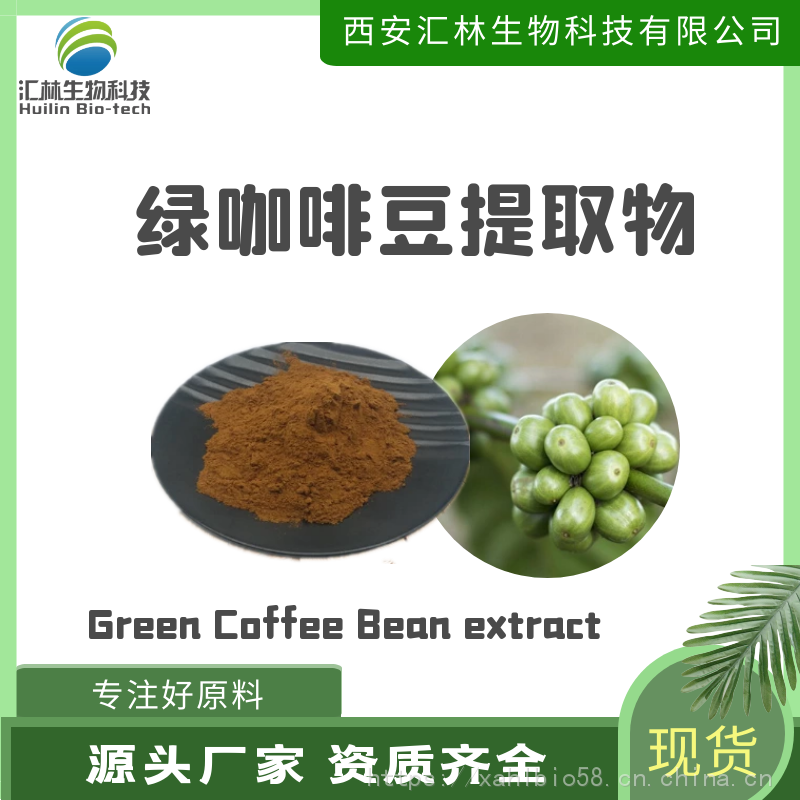 绿原酸50% 绿咖啡豆提取物 生豆圆豆浓缩粉末 原料