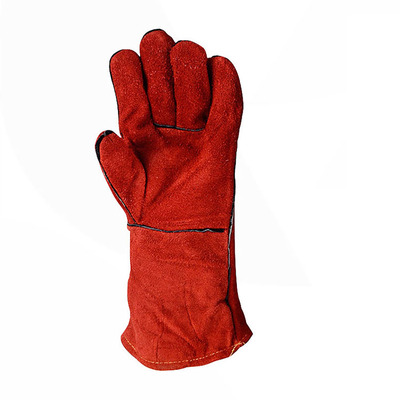 代尔塔205515防阻燃可防止小滴熔化金属溅射焊工防护手套