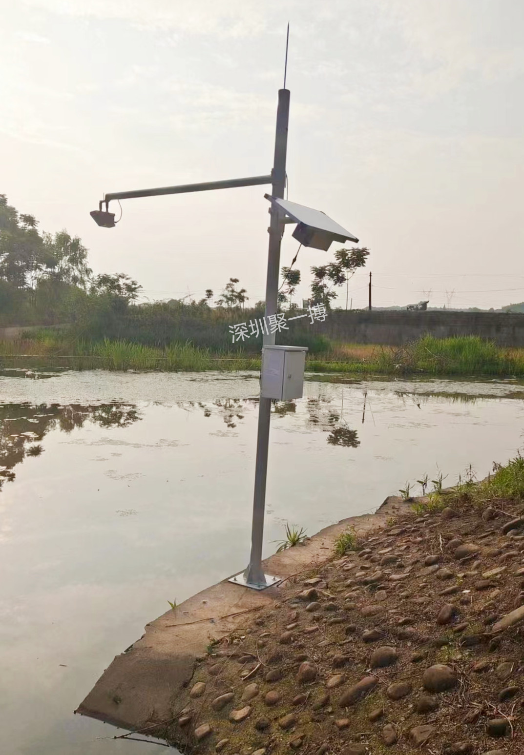 智慧河流渠道水位实时监测系统 雷达多普勒流量计监测设备 多功能物联网传输