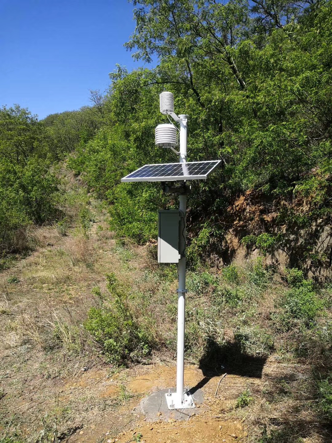 煤矿区小型气象站雨量在线监测系统-4G无线传输联网对接