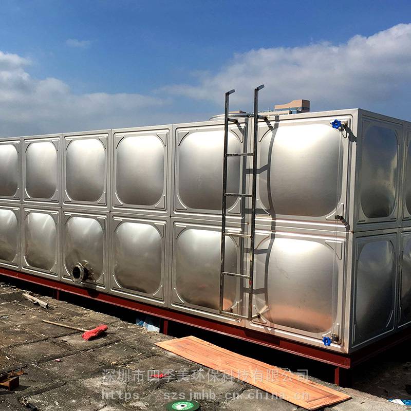 深圳不锈钢水箱 平湖组合水箱 不锈钢生活水箱 现场制作安装