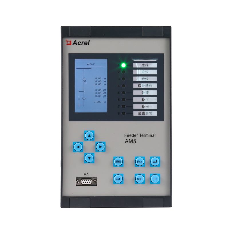 安科瑞进馈线保护测控装备AM6-L故障录波独立操作回路