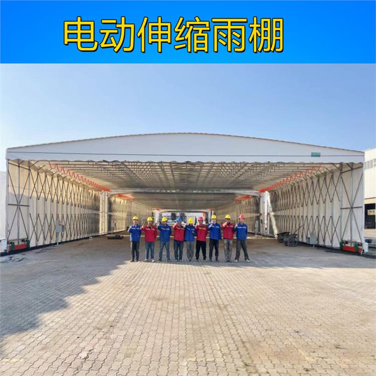 惠州智能电动伸缩雨棚价格 网球场挡雨棚 欣兴旺钢结构工程