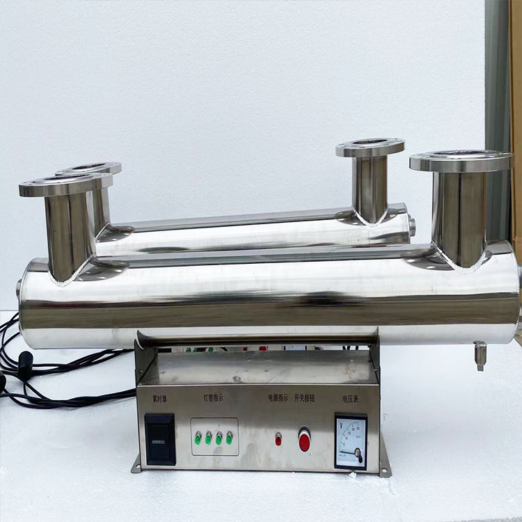 自动清洗型紫外线消毒器 RZ-UV2-LS120 生活污水紫外线杀菌仪参数 带卫生许可批件中赋能厂家
