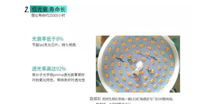 北京猪肉生鲜灯颜色 乐清市真精彩照明电器供应