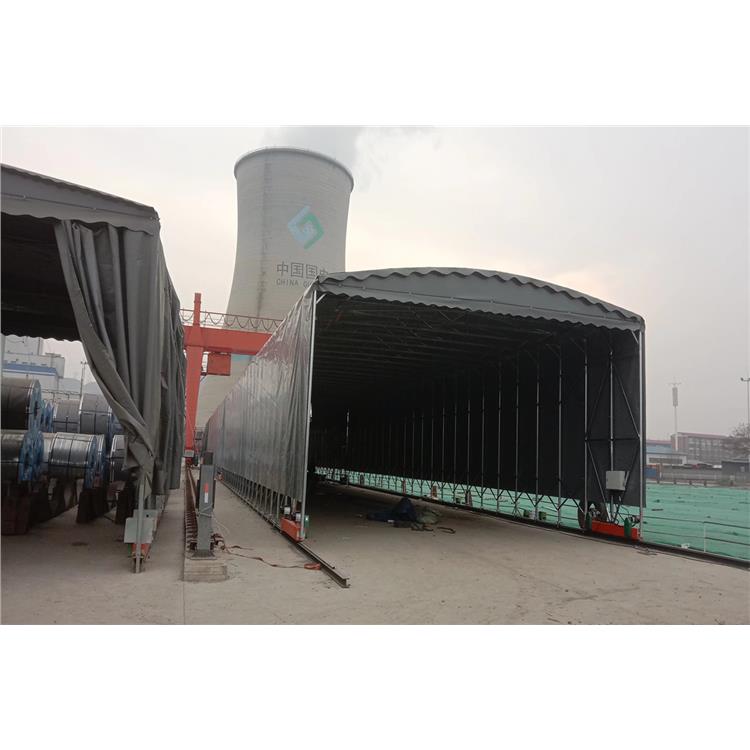 上海 仓储电动推拉雨篷 制作安装