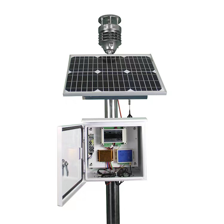 太阳能环境监测仪 六要素一体式微网光伏气象站