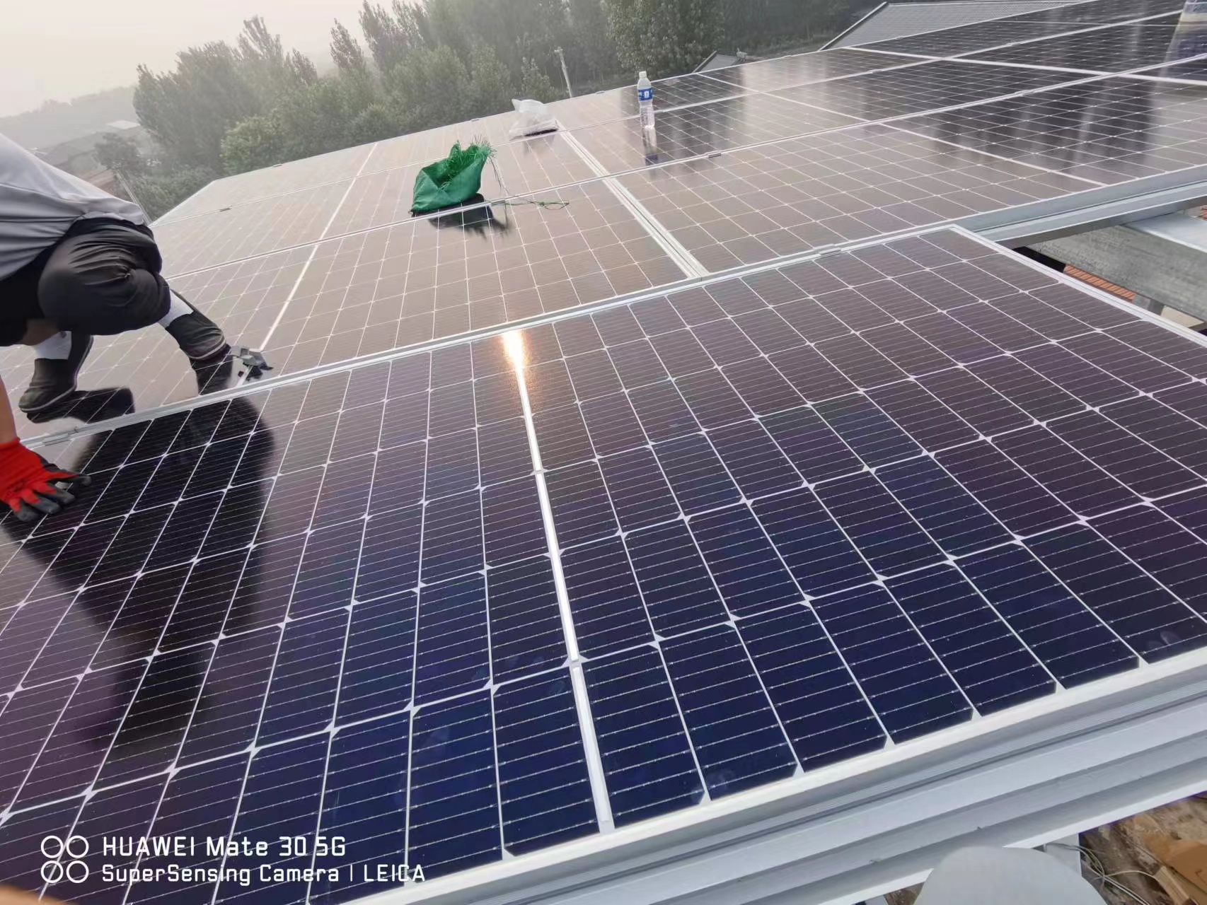 北京顺义40KW光伏太阳能并网系统安装