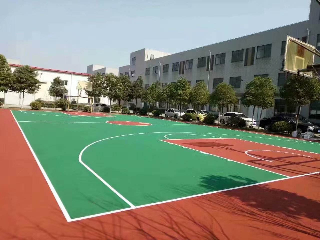 上城硅PU羽毛球场