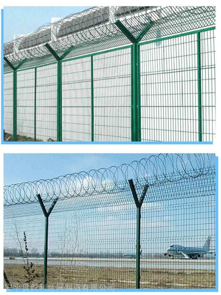 监狱护栏网围栏网防攀爬框架护栏网防盗钢板网飞机场护栏网