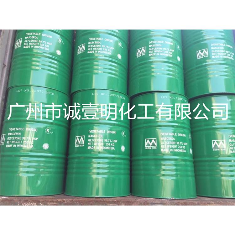 惠州食品级春金植物甘油原包装工业级