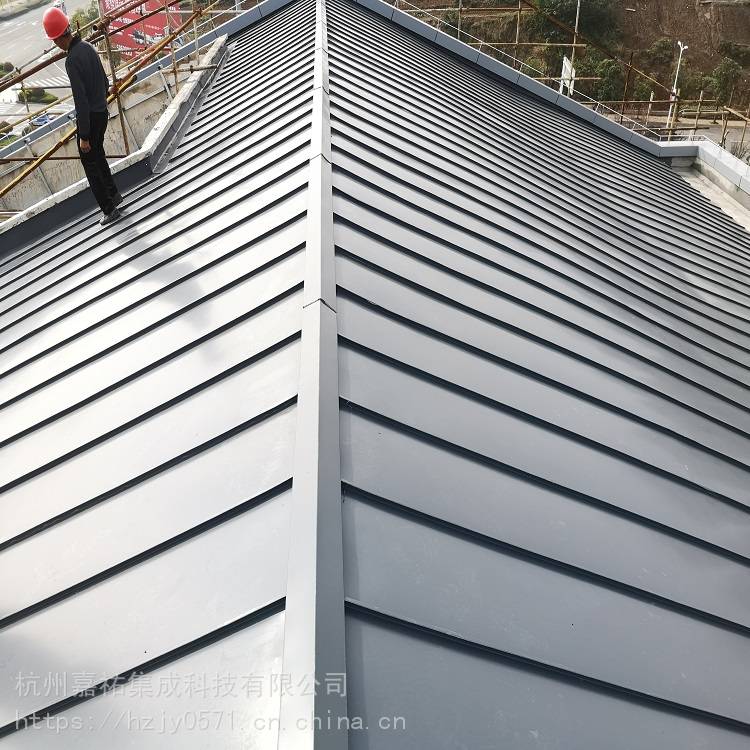 贵州贵阳0.7mm厚25-330立边咬合金属屋面板型 PVDF氟碳漆施工安装一体化