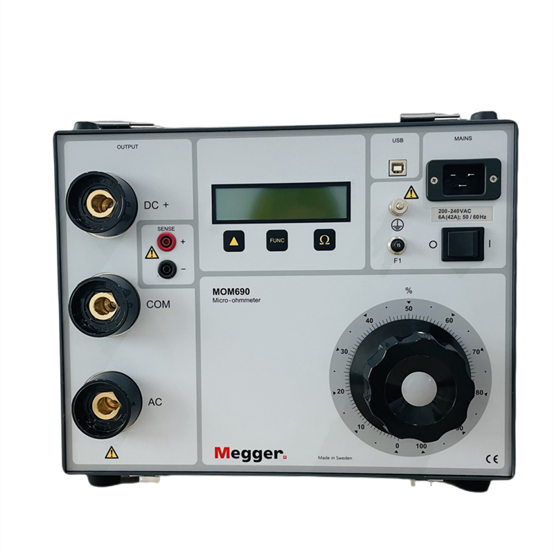 梅格Megger代理商 MOM690 600A低电阻微欧计 接触电阻测试仪