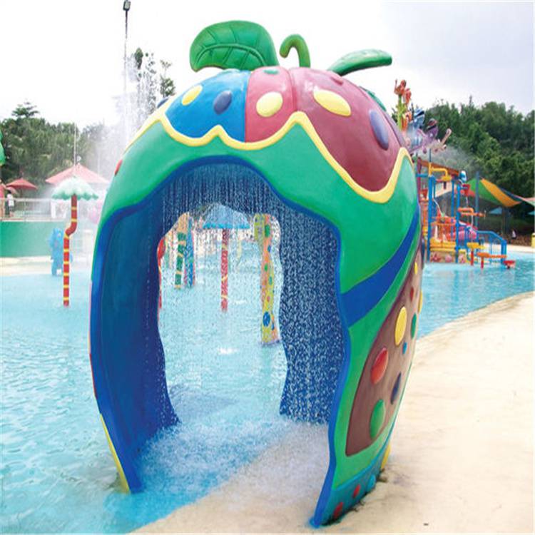 水上乐园戏水设备 戏水圈儿童戏水小品 场地规划设计