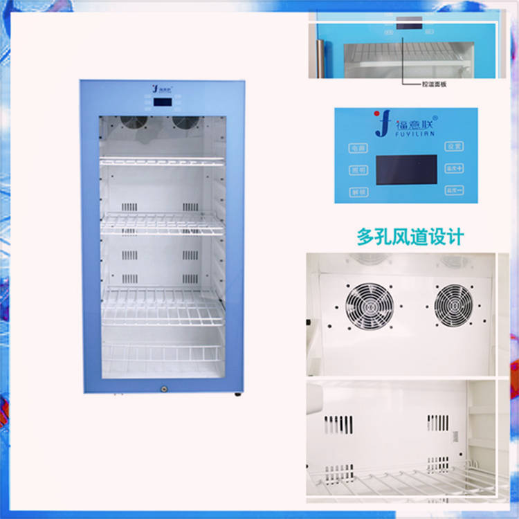 临床双锁冰箱厂家 试剂储存箱 小型医用冷藏箱