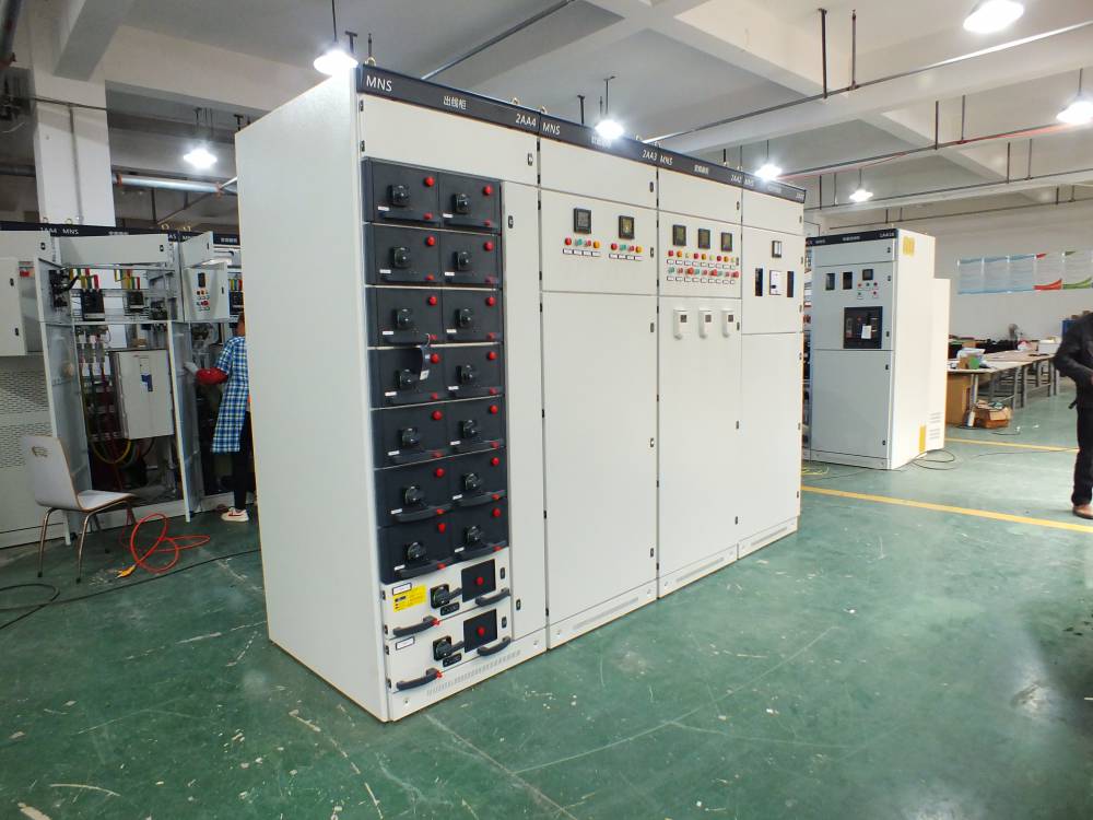 黃山二水廠MNS配電柜 變頻器柜 軟起動柜成套定制 自來水廠項目展示