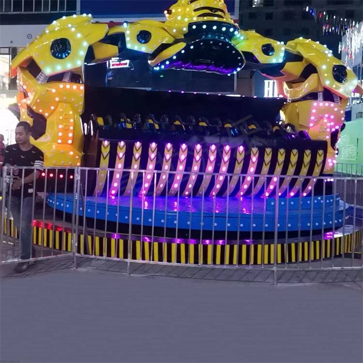 室外大型游乐场设备定制 昊龙新型立体翻滚机器人 机械战警