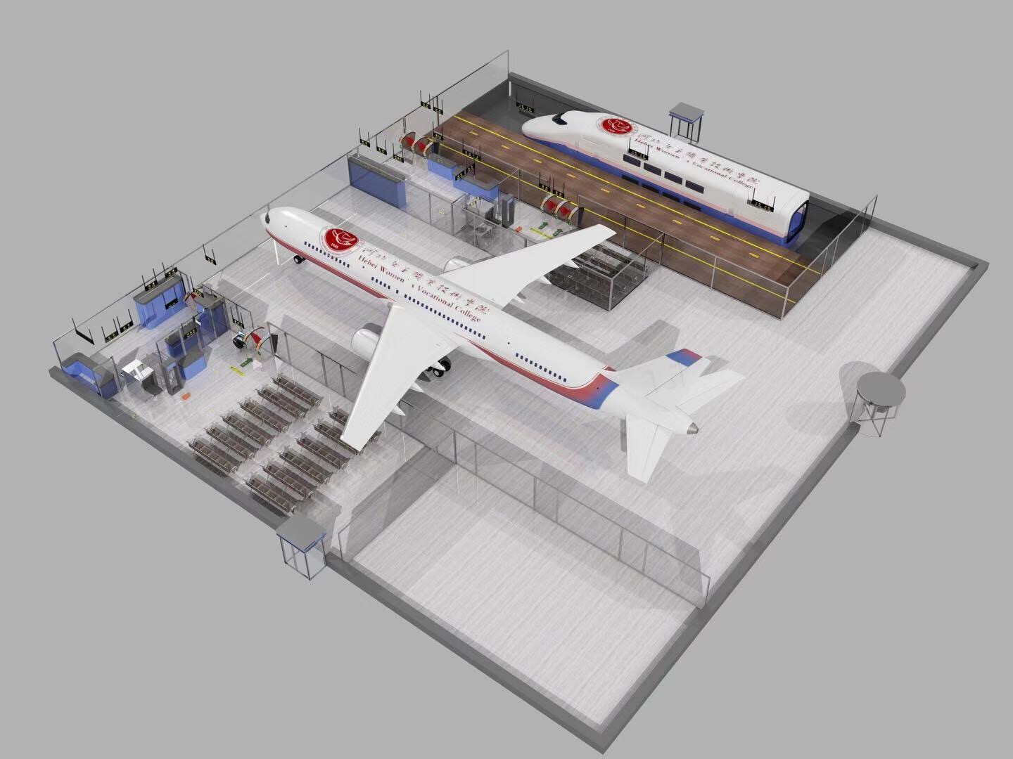 14.5米飞机模拟舱-客舱模拟舱教学培训基地用途