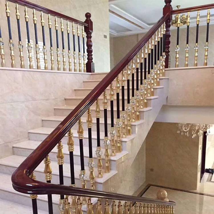 简单温馨风格设计铝楼梯围栏 现代中式/法式可定制