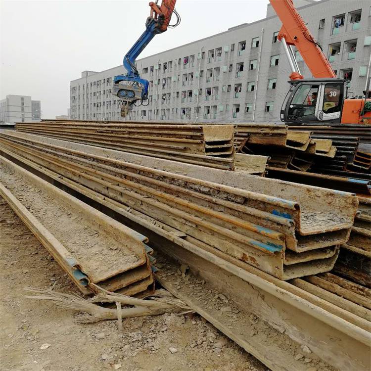 南京秦淮钢板桩租赁 基坑钢板桩支护 打拔拉森钢板桩施工公司
