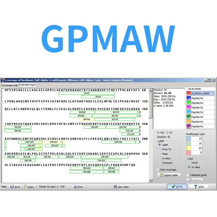 GPMAW中文教程 正版软件
