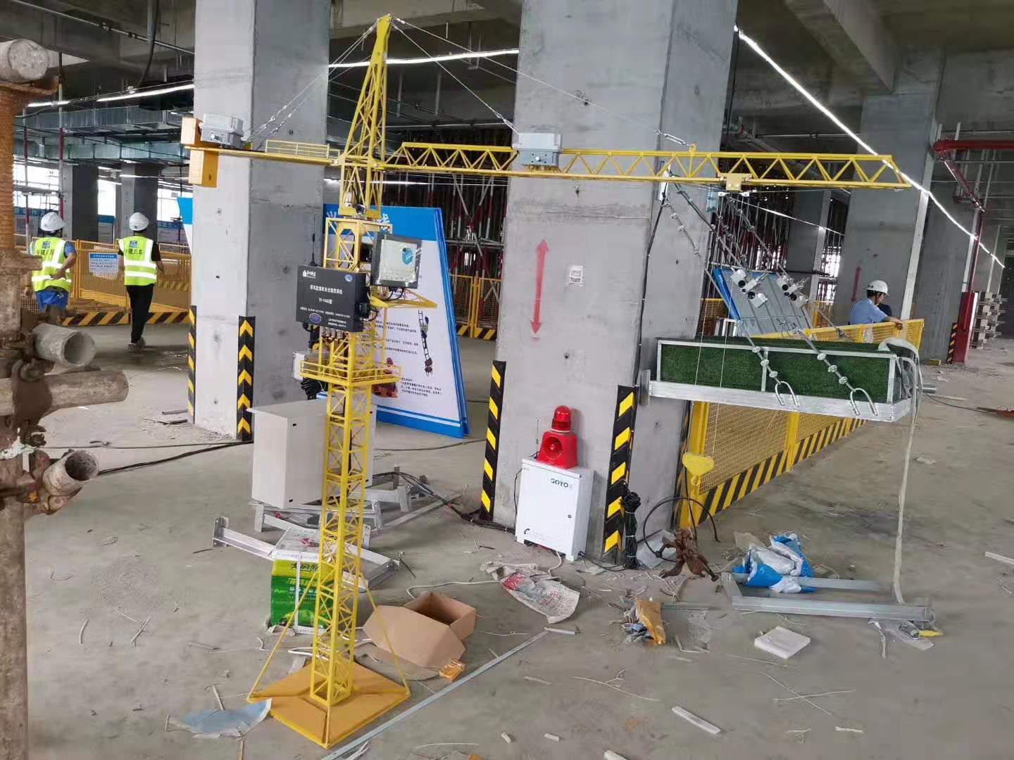安庆智慧工地塔机模型 塔式起重机 上海大运电子