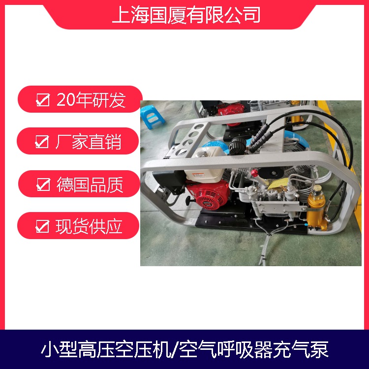 上海国厦GSW320高压空压机450Bar45Mpa航空**零部件检测用空压机
