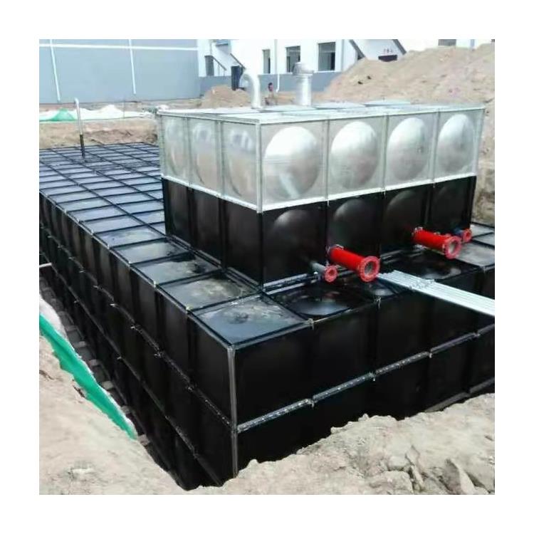 克拉玛依地埋式一体化消防供水箱报价 地埋式箱泵一体化水箱 本地厂家