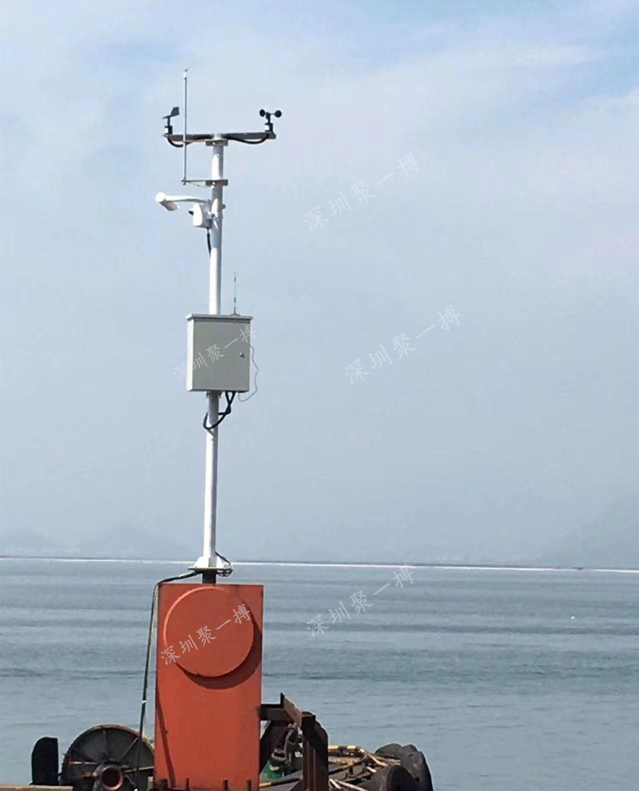 智慧港口码头水位监测预警系统 能见度气象监测站JYB-QX